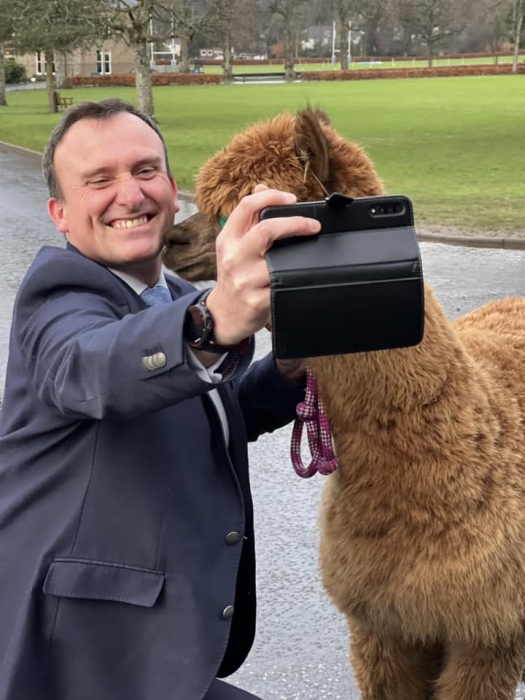 Annie the Alpaca at your Event or Birthday